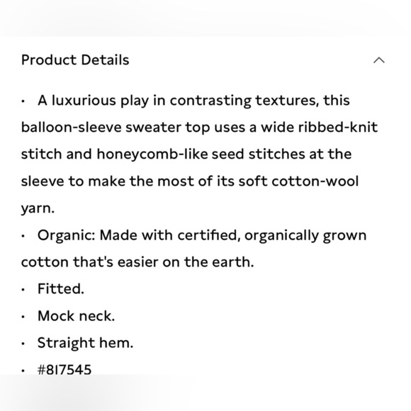 NWT Banana Republic Ilona Cotton-Wool Black Sweater Size XL (#817545) - Picture 6 of 7